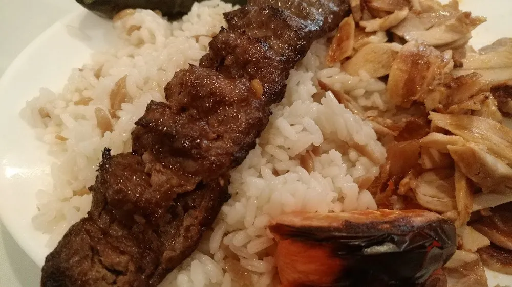 Lamb Adana Chicken Gyro with Burgul